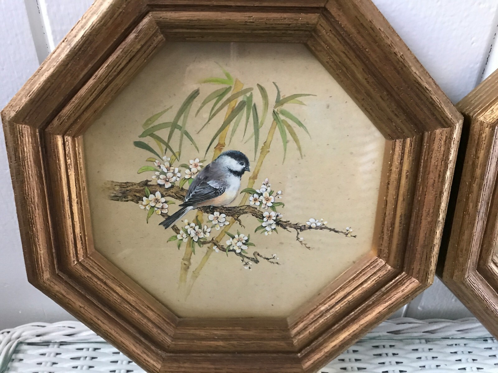 Home Interiors Octagonal Bird Pictures