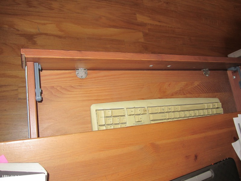 2 X Ikea Malm Hemnes Desk Keyboard Drawer Tray Hinges Flap Table