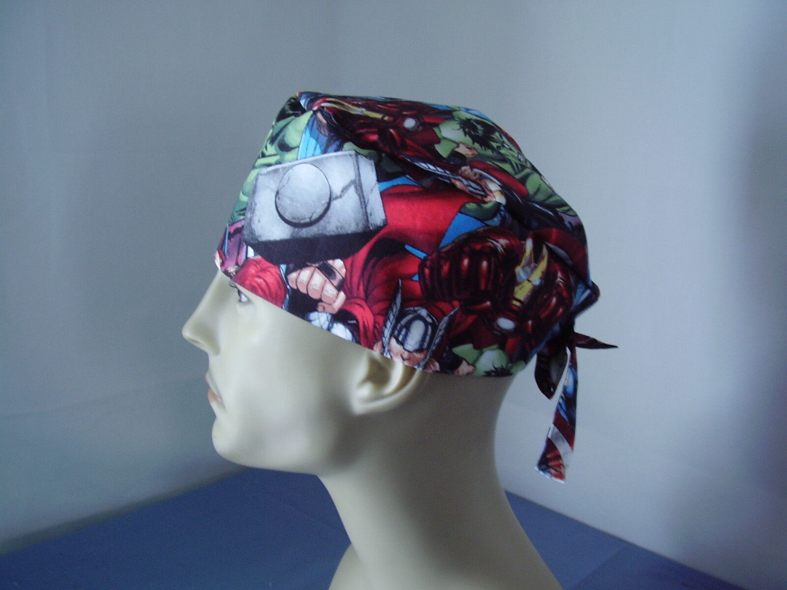 Scrub Hat Tieback Cap - Super Heroes - Marvel Comics - One size