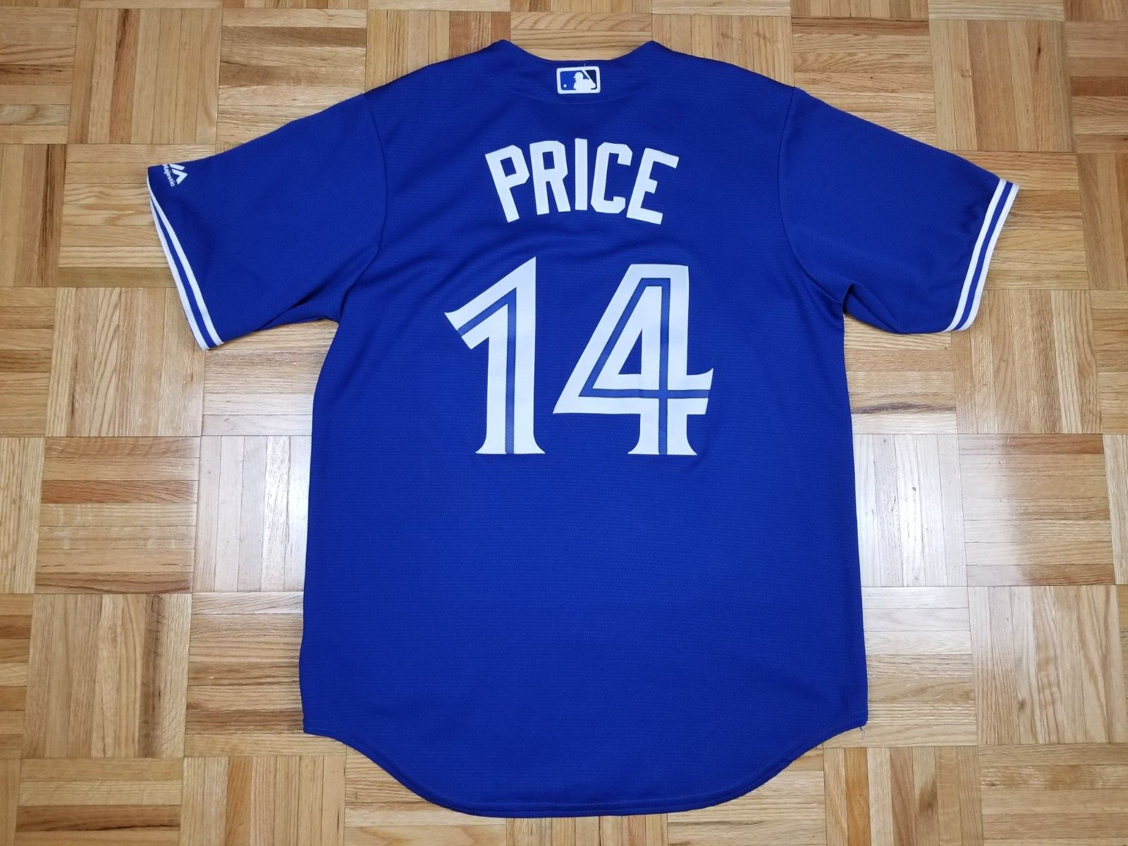 VINTAGE TORONTO BLUE JAYS #13 PRICE MAJESTIC MLB BASEBALL