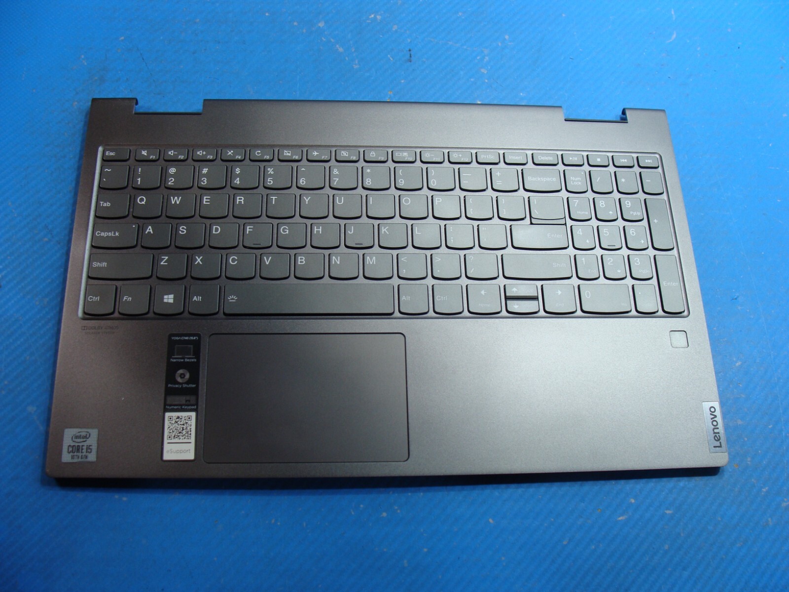 A+ Per Lenovo Yoga C740-14IML 81TC Poggiapolsi con tastiera