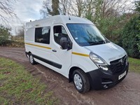 2020 Vauxhall Movano 2.3 Turbo D 135ps L2 H2 7 SEAT WELFARE / CREW, CAMPER Van P