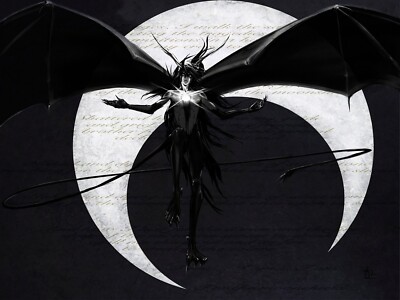 Anime bleach hollow ulquiorra cifer crescent moon espada Playmat Gaming Mat