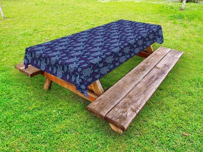 Cartoon Turtle Outdoor Picnic Tablecloth in 3 Sizes Washable Waterproof