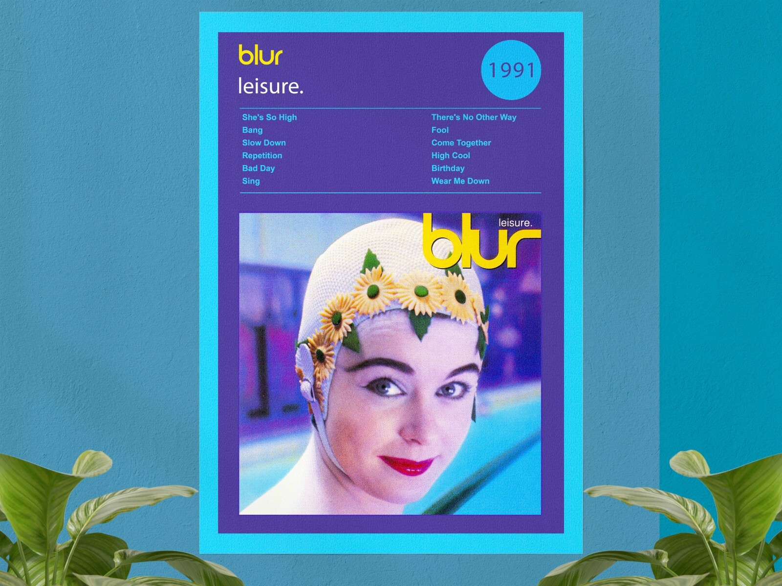 Blur Leisure Fine Art Album Poster | eBay UK