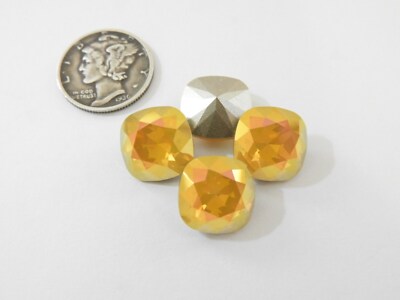 Mango Tango F (12mm) Swarovski 4470 Cushion Cut Stones