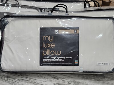 Bloomingdale's My Luxe White Goose Down King Pillow Medium/Soft New $660