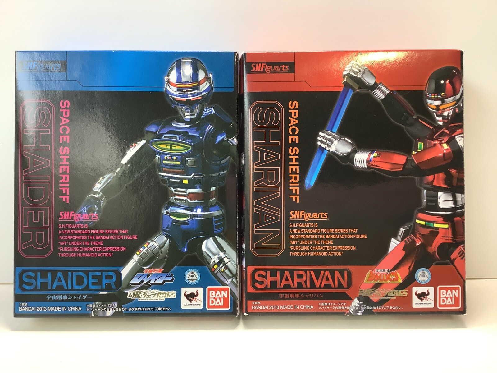 「未開封」SHFiguarts SHAIDER フィギュア S.H.Figuarts Space Sheriff SHARIVAN & Shaider 2 items figute