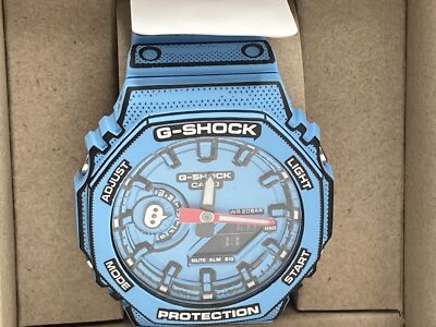 Pre-owned Casio G-shock Ga-2100mng-7ajr Ga-2100mng-2ajr 2set Watch Manga Fedex Or Dhl