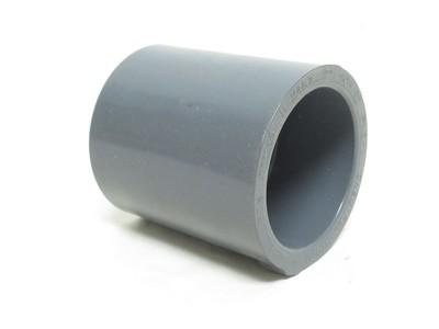 239822 Old-Stock; Nibco 829-020 PVC Pipe Coupler; 2'' NPS; Sch: 80; 3-1/8'' Long