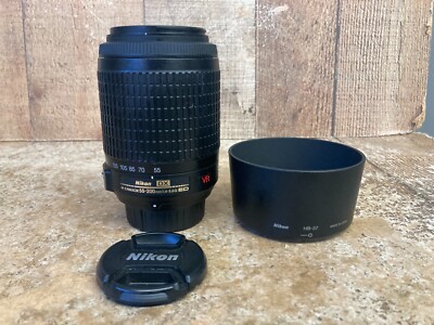 Nikon DX AF-S Nikkor 55-200mm 1:4-5.6G ED VR ZOOM LENS Excellent Condition Works
