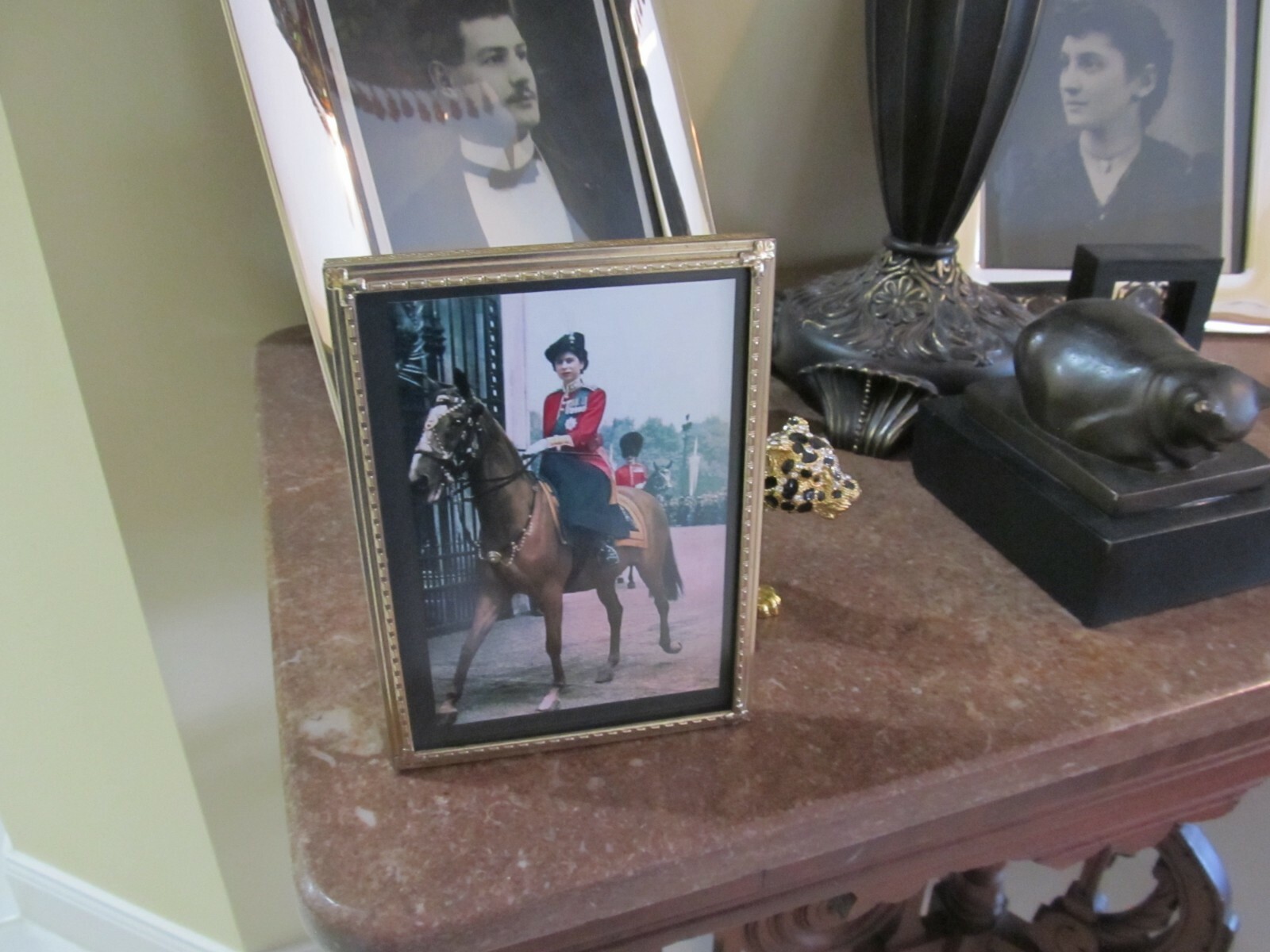 Queen Elizabeth II - Very Early in Her Reign - Vintage TROOPING THE COLORS