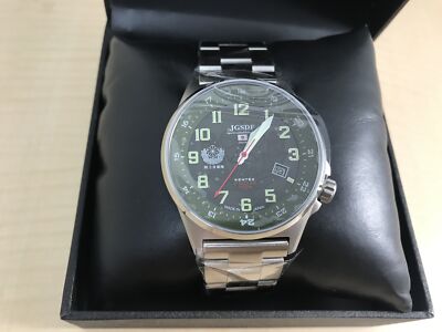 Pre-owned Kentex Watch Jsdf Standard Solar Ground Self Defense Force Model S715m-04