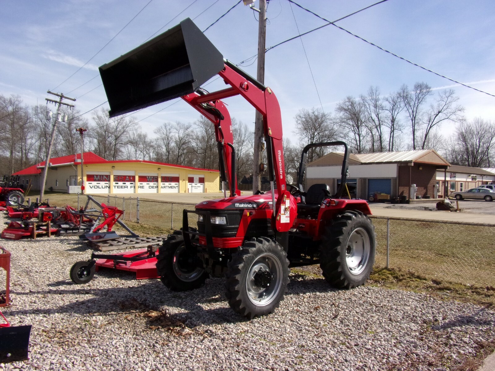 New Mahindra 5555 4X4 with Loader