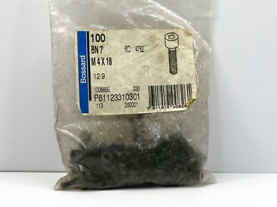 Bossard BN 7 M4 x 18 | New Carbide Insert Screws 45pcs