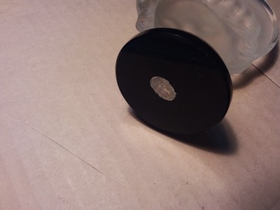 ART GLASS SCULPTURE OF VIRGIN MARY  - MADE IN CZECHOSLOVAKIA- 5 3/4 INCHES