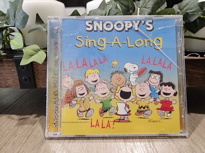 Snoopy Sing-A-Long Audio CD #779836558329 New Sealed Free Shipping 