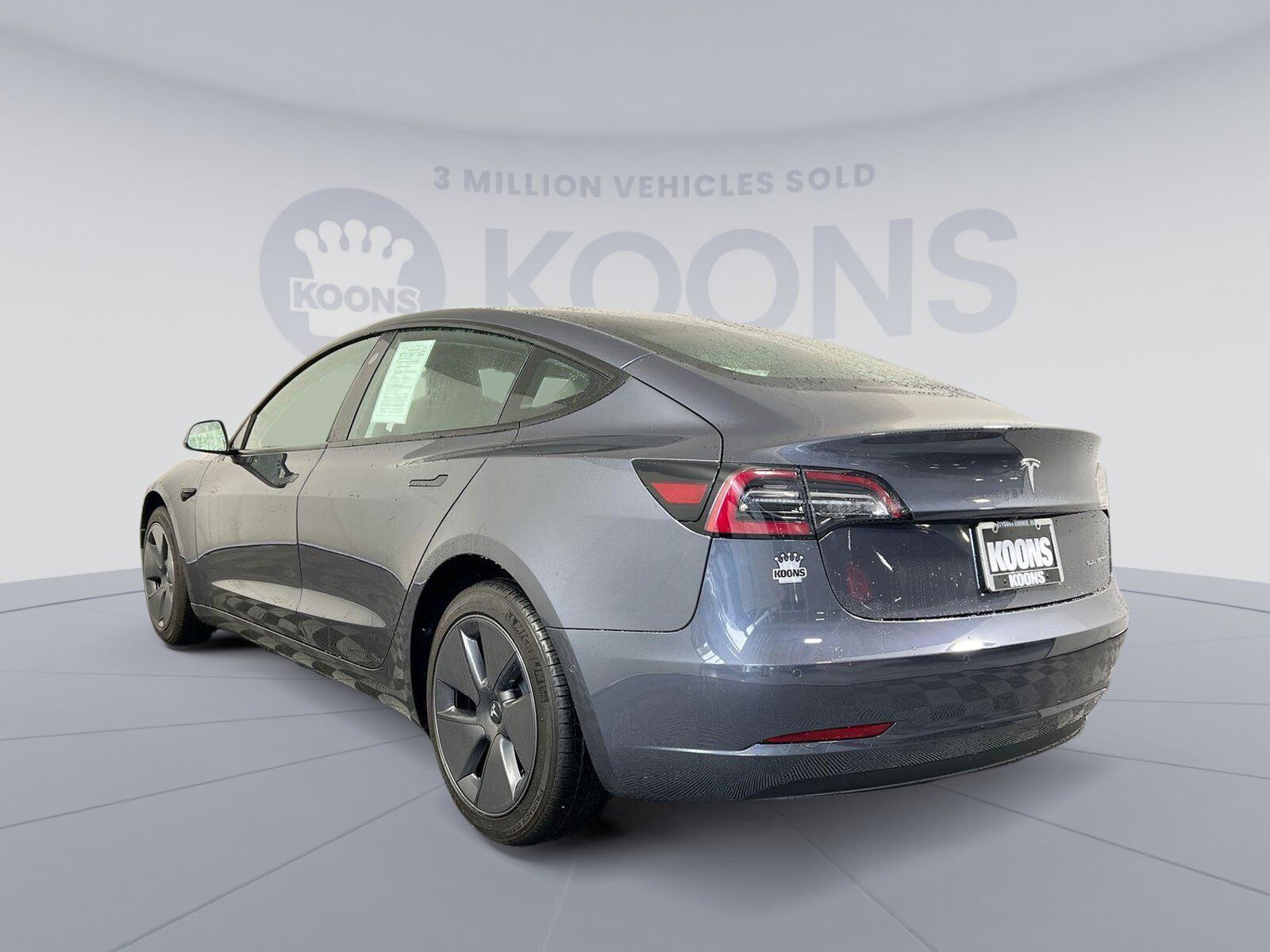 2022 Tesla Model 3 Long Range 44 Miles Midnight Silver Metallic Used