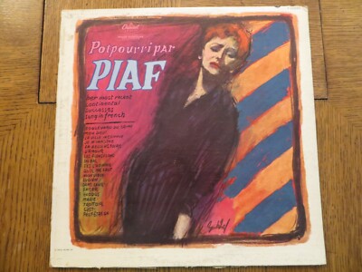 Edith Piaf   Potpourri Par Piaf - 1963 - Capitol Records T 10295 Vinyl LP  G+/G