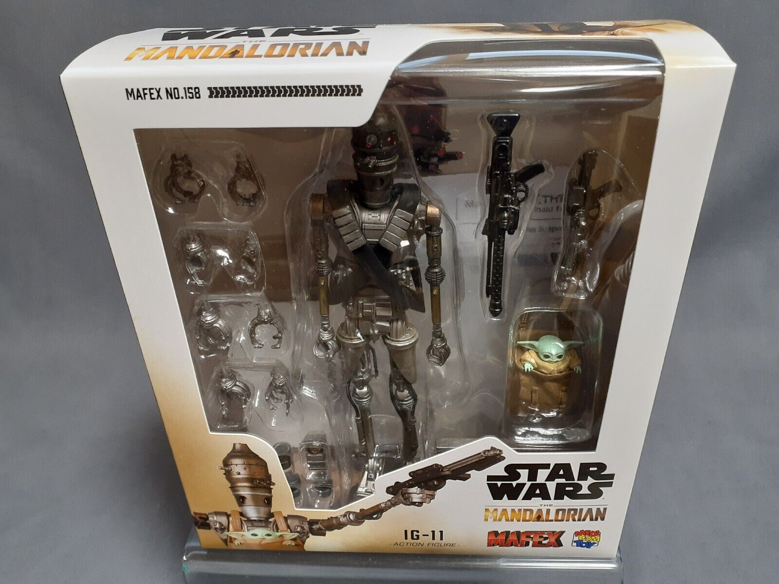 MAFEX Star Wars Mafex No 158 IG 11 The Mandalorian Medicom MAFEX Star Wars Mafex No 158 IG 11 The Mandalorian Medicom