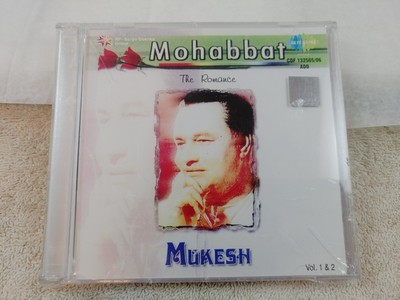MUKESH - MOHABBAT THE ROMANCE - NEW SARE GAMA SOUND TRACK CD Vol 1-2 NEW