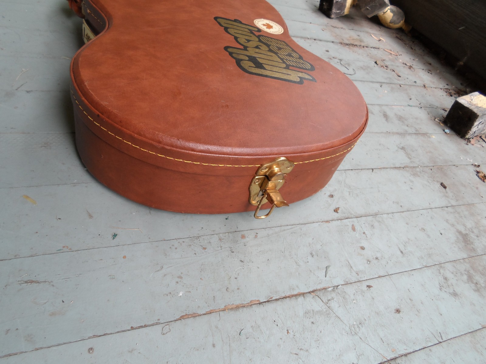 Vintage Gibson SG Brown Pink Inner Guitar Case