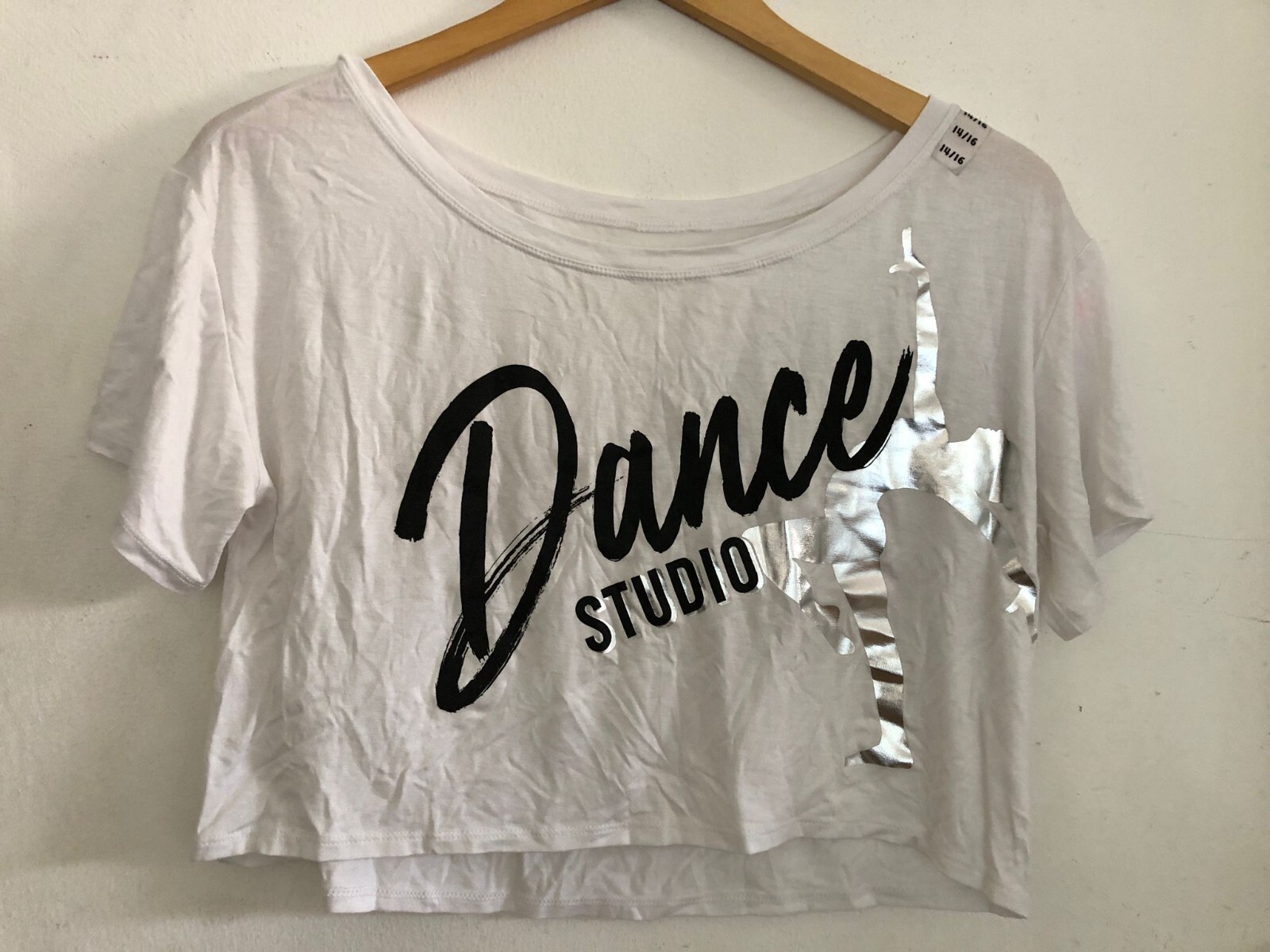 Justice Girls Loose Cropped Top Shirt Dance Studio Short