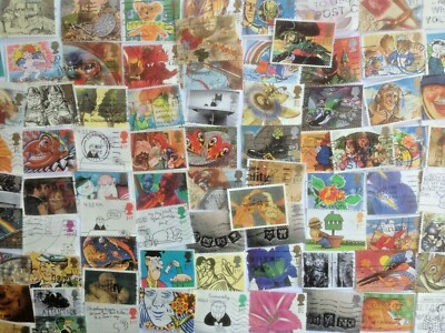 Great Britain Greetings & Multi Value Se-Tenants - 500 to 200 Different Stamps