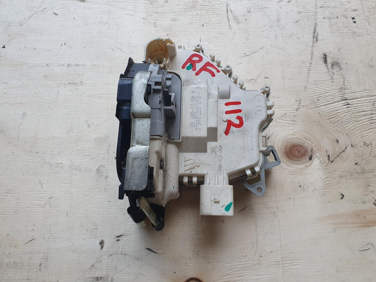 2011 Audi A5 RIGHT FRONT DOOR LOCK 8T DUAL ROW (7 PIN) P/N 8J283701 image 2