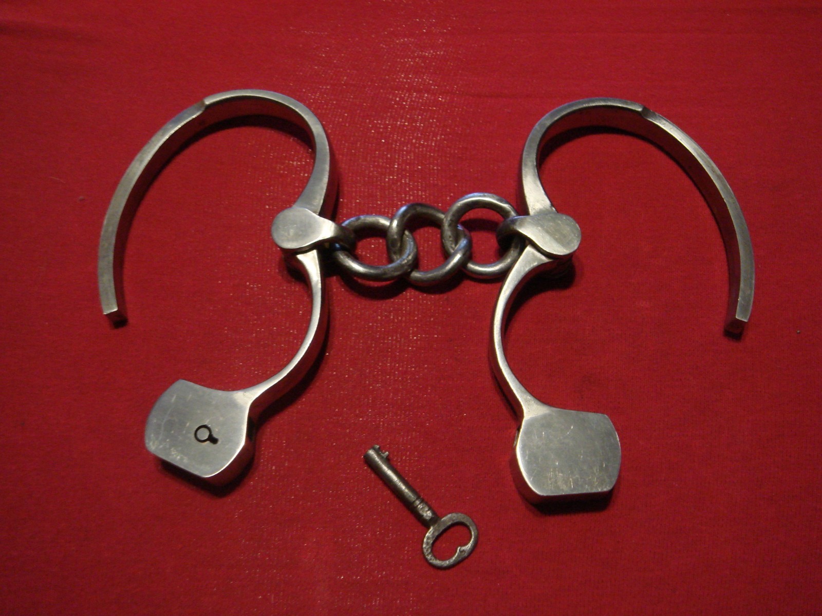 Vintage Tower Detective Handcuffs Antique Police 1887
