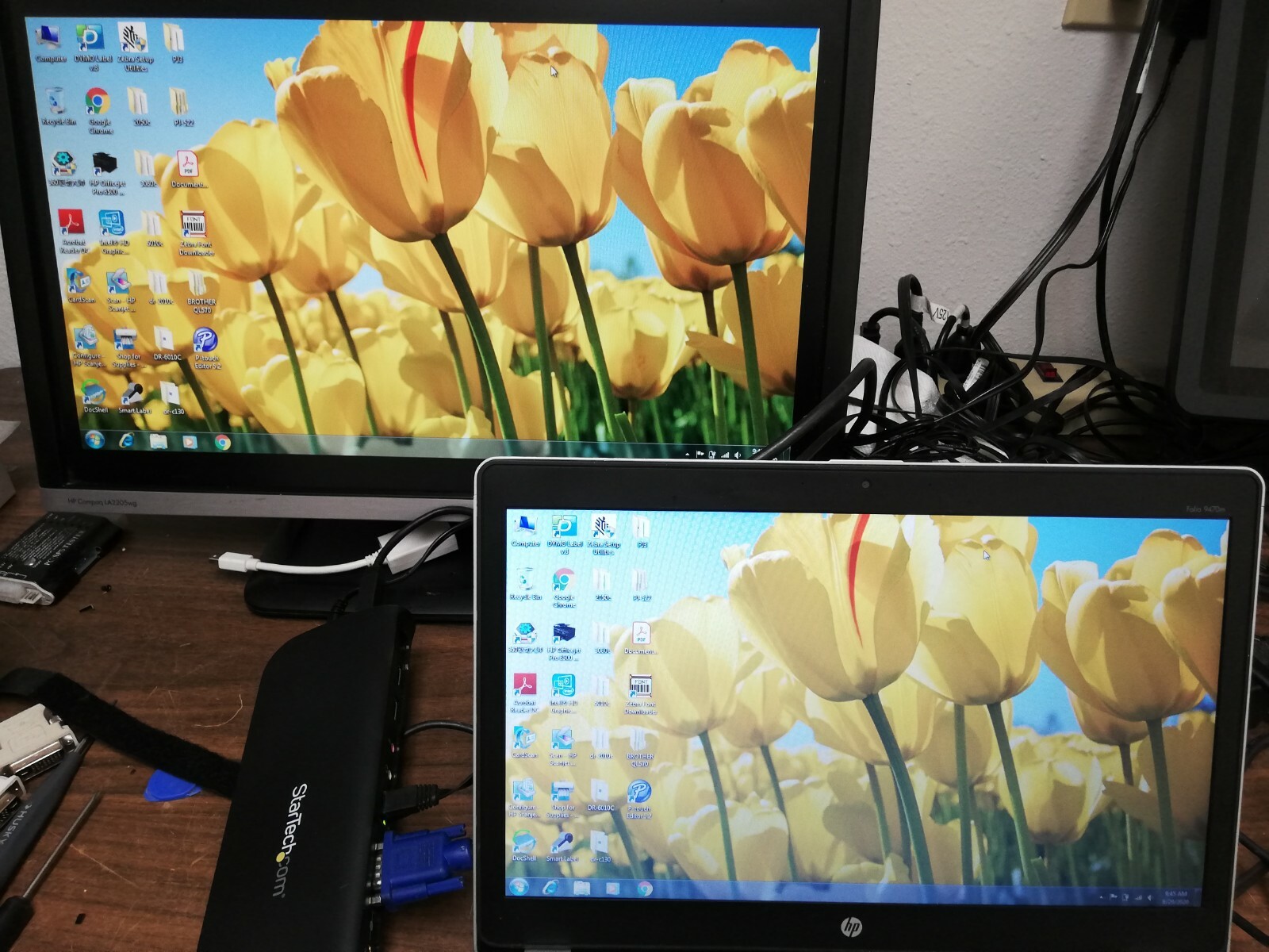 StarTech USB3SDOCKHDV USB 3.0 HDMI/DVI/VGA Docking Station w/USB3.0 A to B Cable