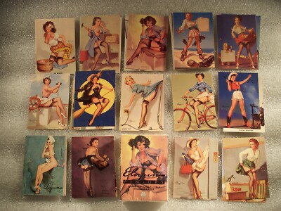 ELVGREN Pin-Ups Trading Card Set Pin-Up Girls