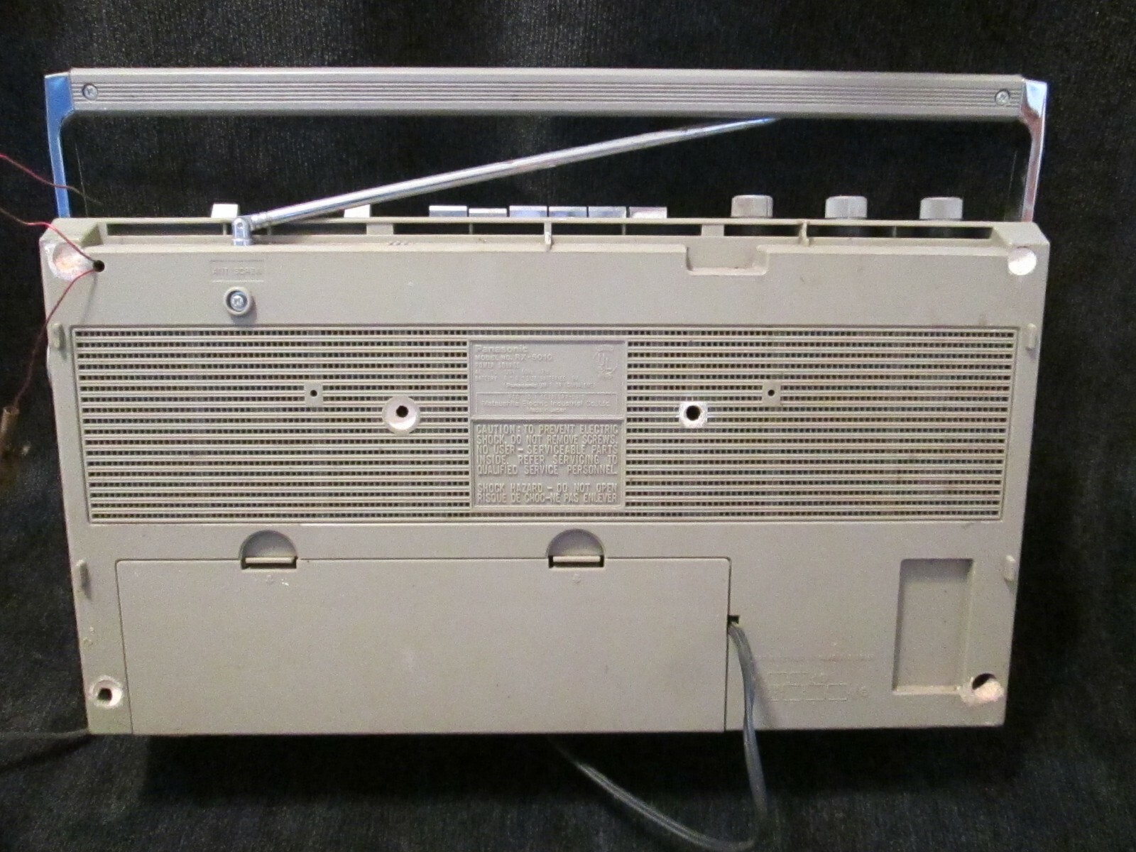 Vtg  80s Panasonic RX 5010 Boombox Ghettoblaster Stereo Radio Cassette Parts