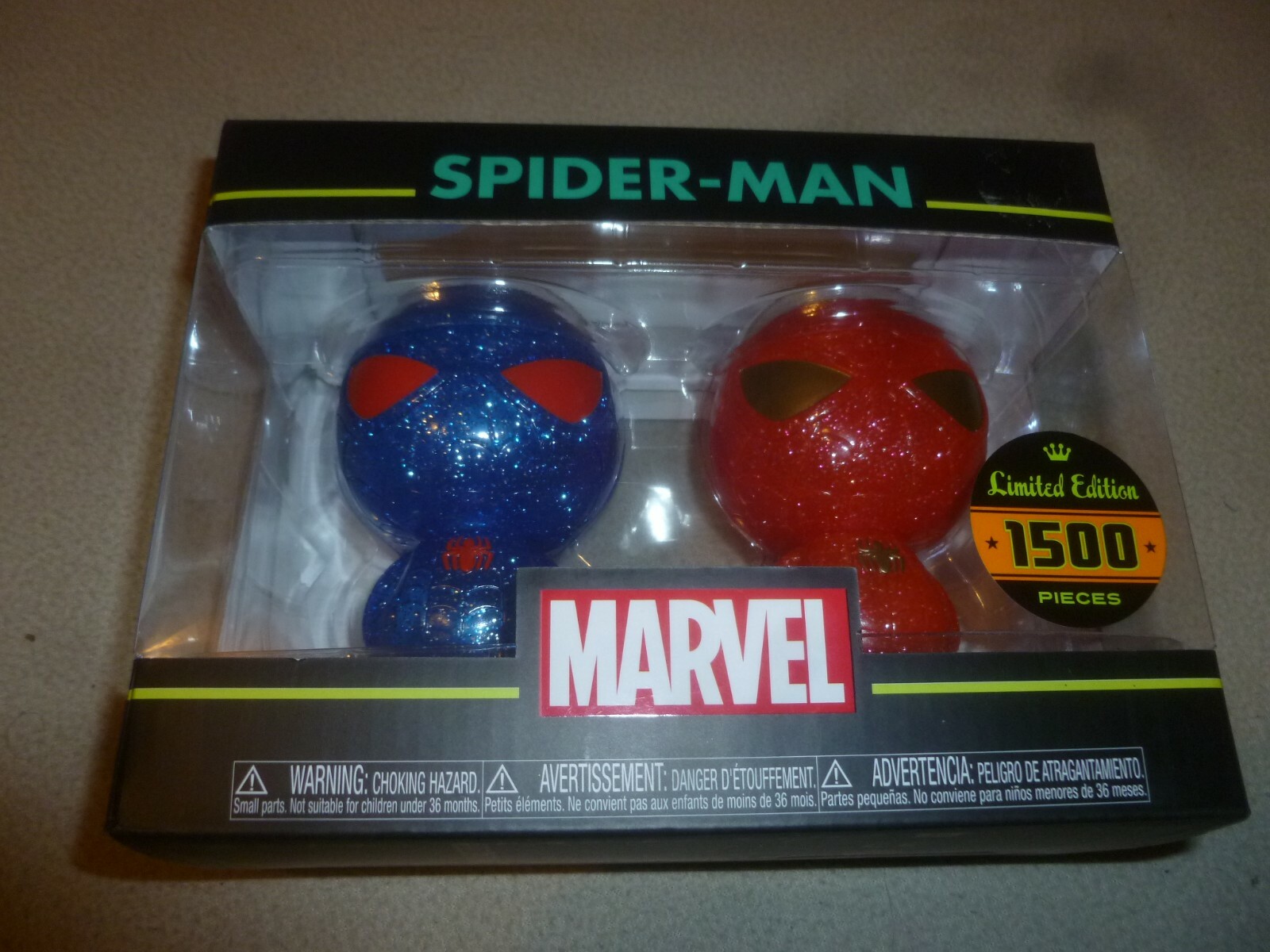 NEW MARVEL SPIDERMAN FIGURE SET LIMITED EDITION 1500 PIECES