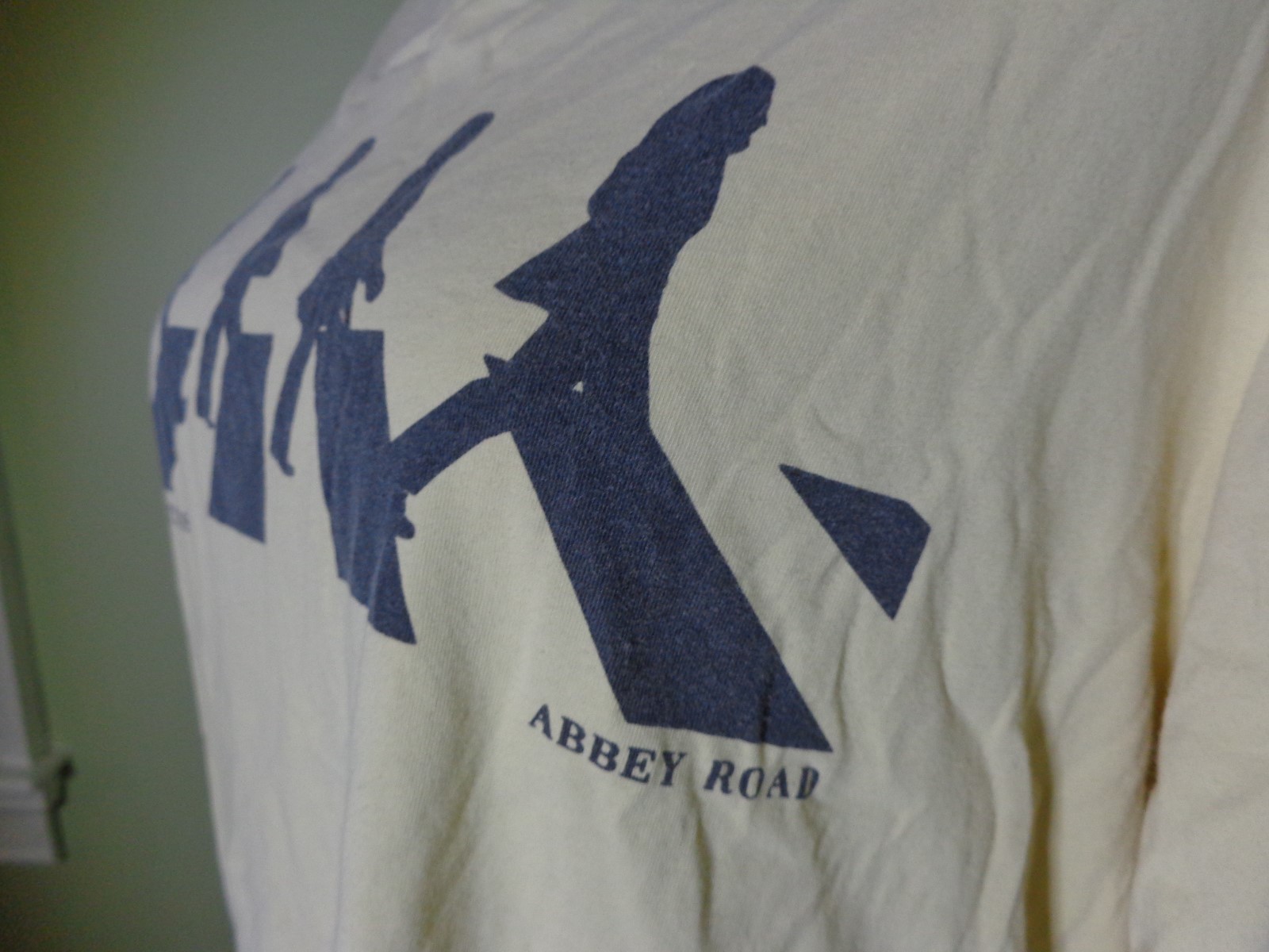 Beatles Abbey Road T-Shirt Yellow Womens 16W 100% cotton NICE !!!!