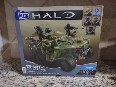 HALO MEGA CONSTRUX UNSC FLEETCOM WARTHOG HNC57 IN HAND!