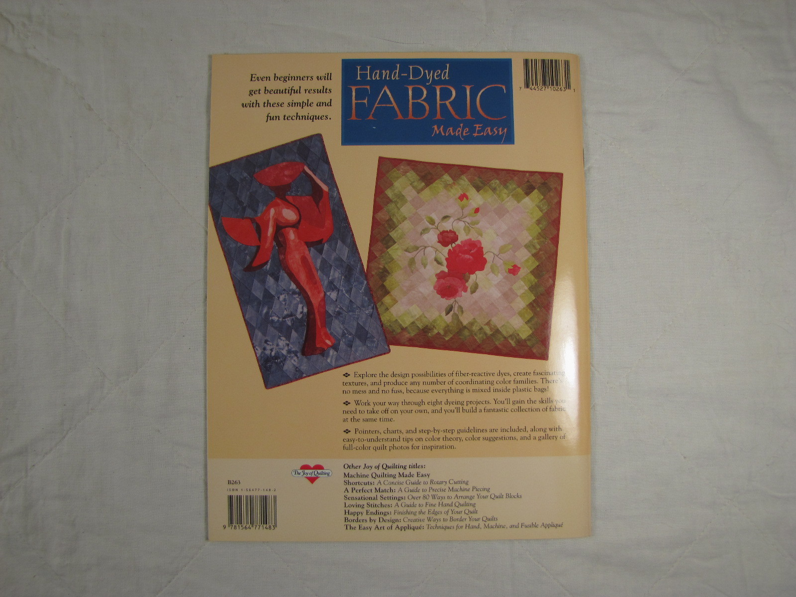 Hand-Dyed Fabric Made Easy by Adrienne Buffington