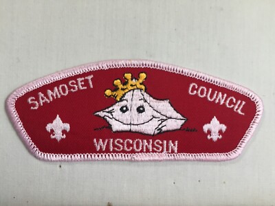 Samoset Council twill plastic back BSA CSP Patch