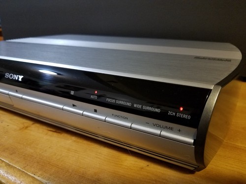SONY DAV-X1 S-Force Home Theater Receiver Aluminum Case Platinum DVD Super Audio