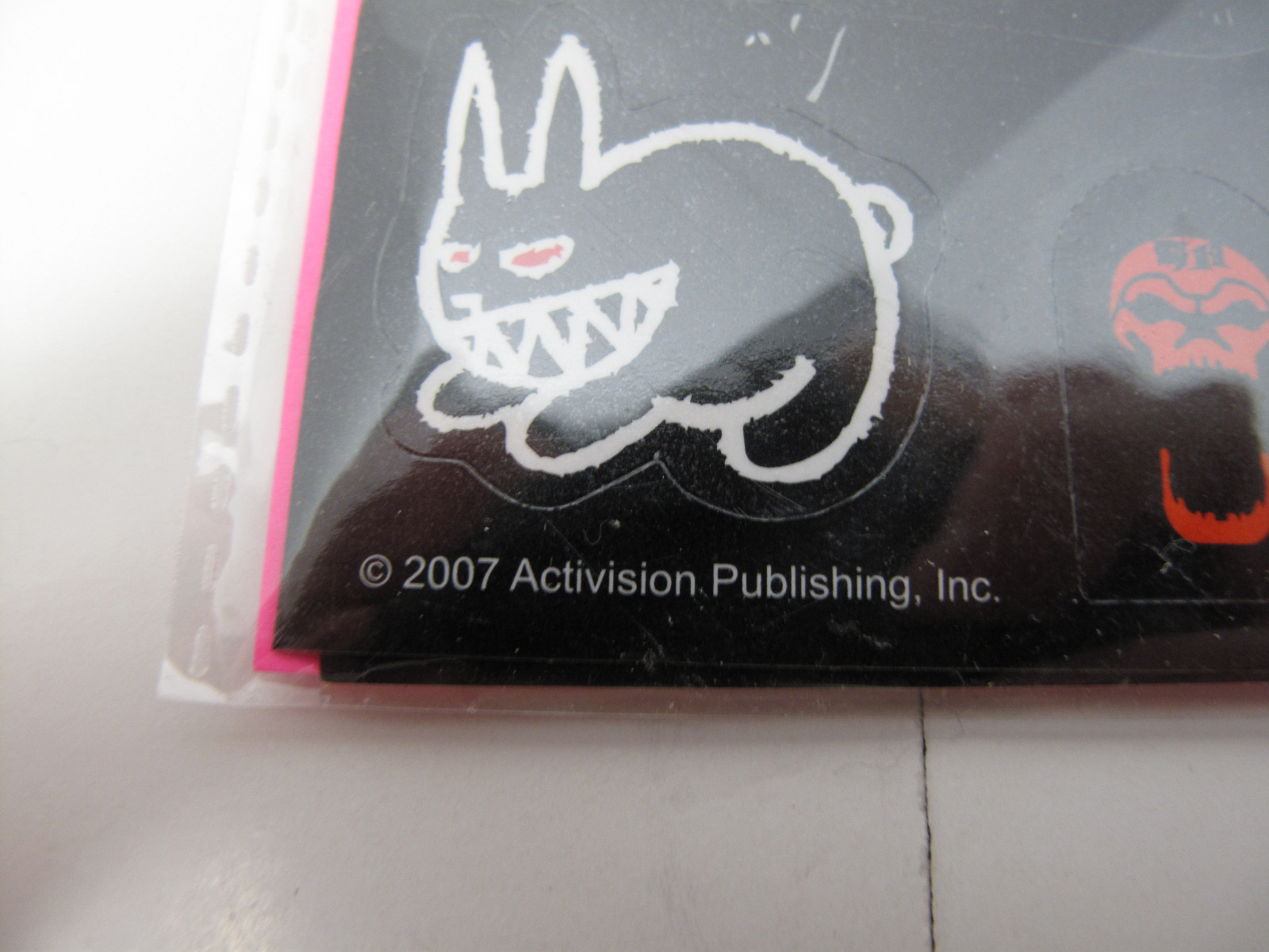 2007 Xbox 360 Guitar Hero Official Stickers 2 Sheets Sealed Rare