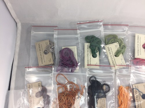 Lot Of 36 Weeks Dye Works Thread Floss Used