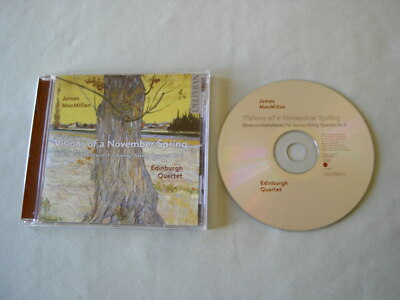 MacMILLAN Visions of a November Spring/String Quartet No. 3 Edinburgh Quartet CD