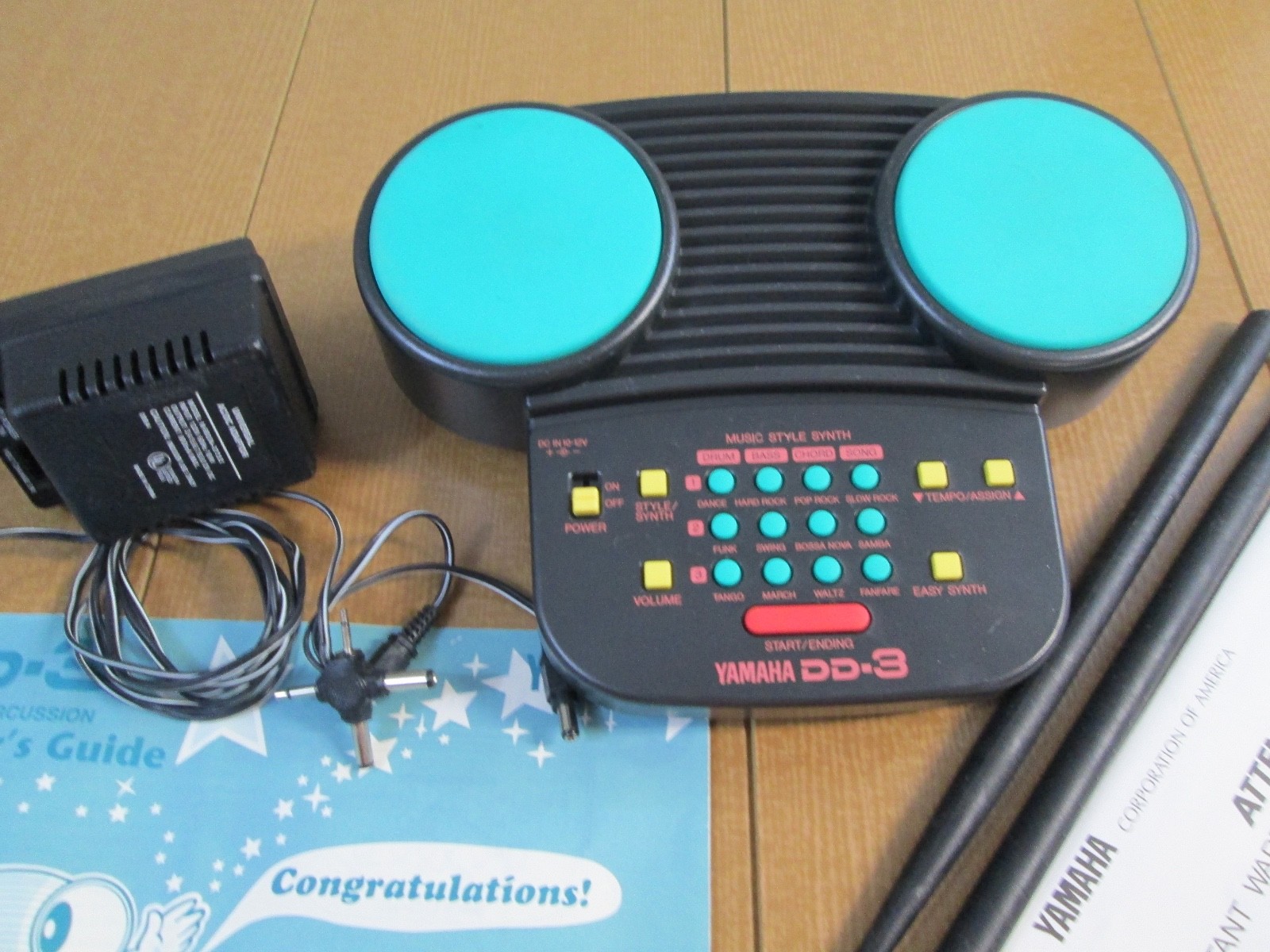 Vintage 90s Yamaha DD-3 Digital Percussion Drum Pad Instrument Toy - Works