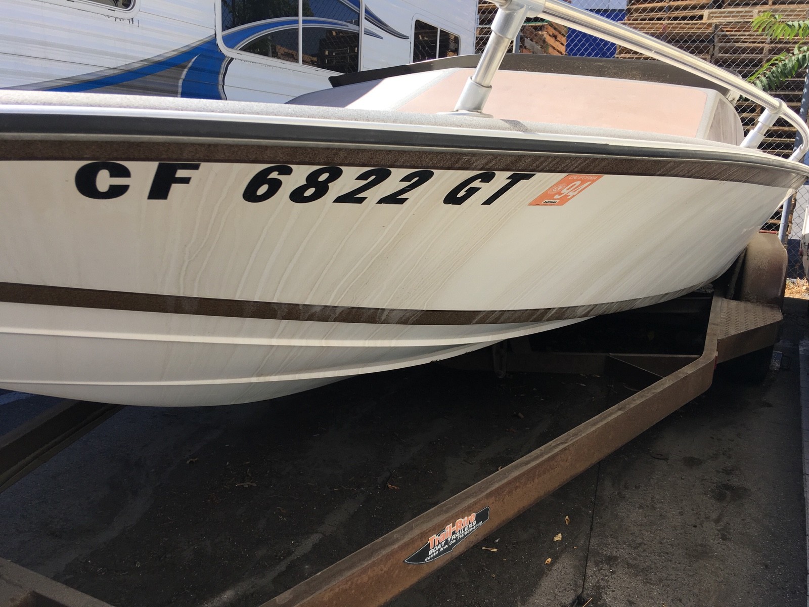 1979 Galaxie Powerboat w Dual Axle Trailer, Walnut CA | No Fees & No Reserve