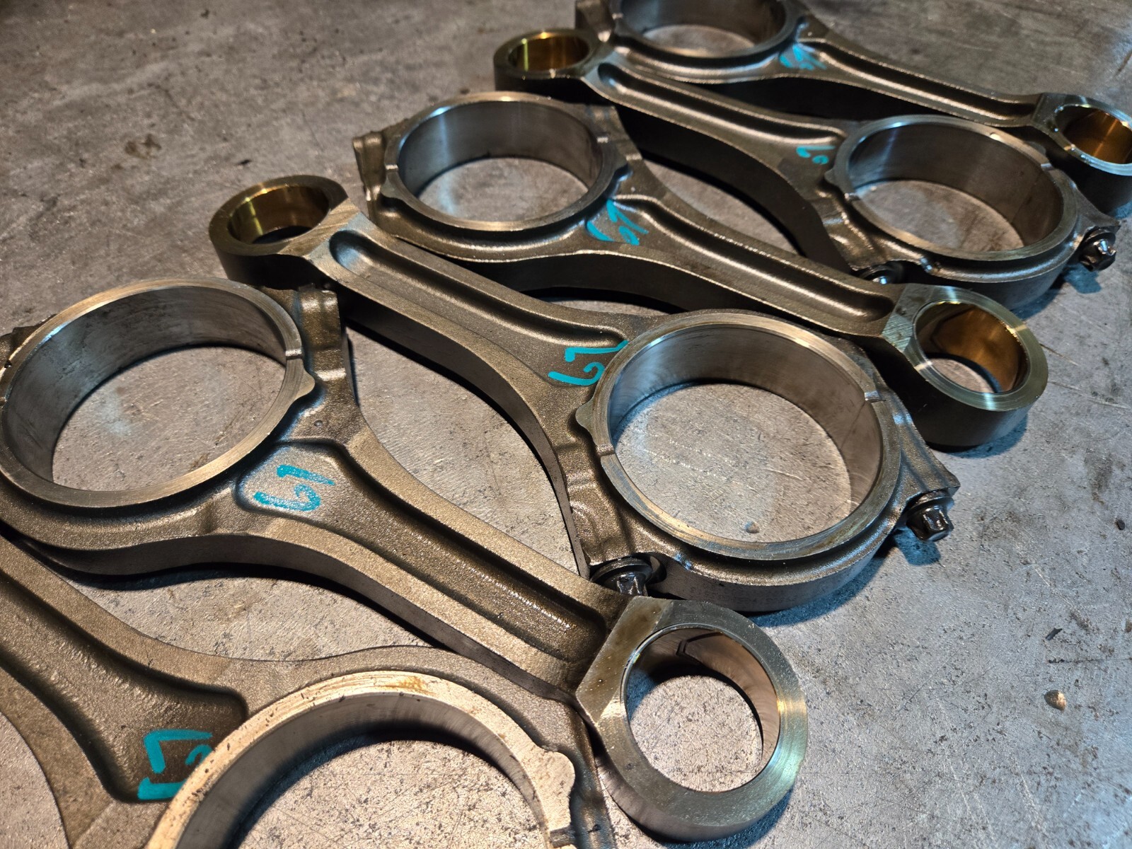 Ford Connecting Rod SET 6.7L 2016-2019 F250 F350 SUPER DUTY OEM HC3Q-6200-BC - Picture 4 of 9