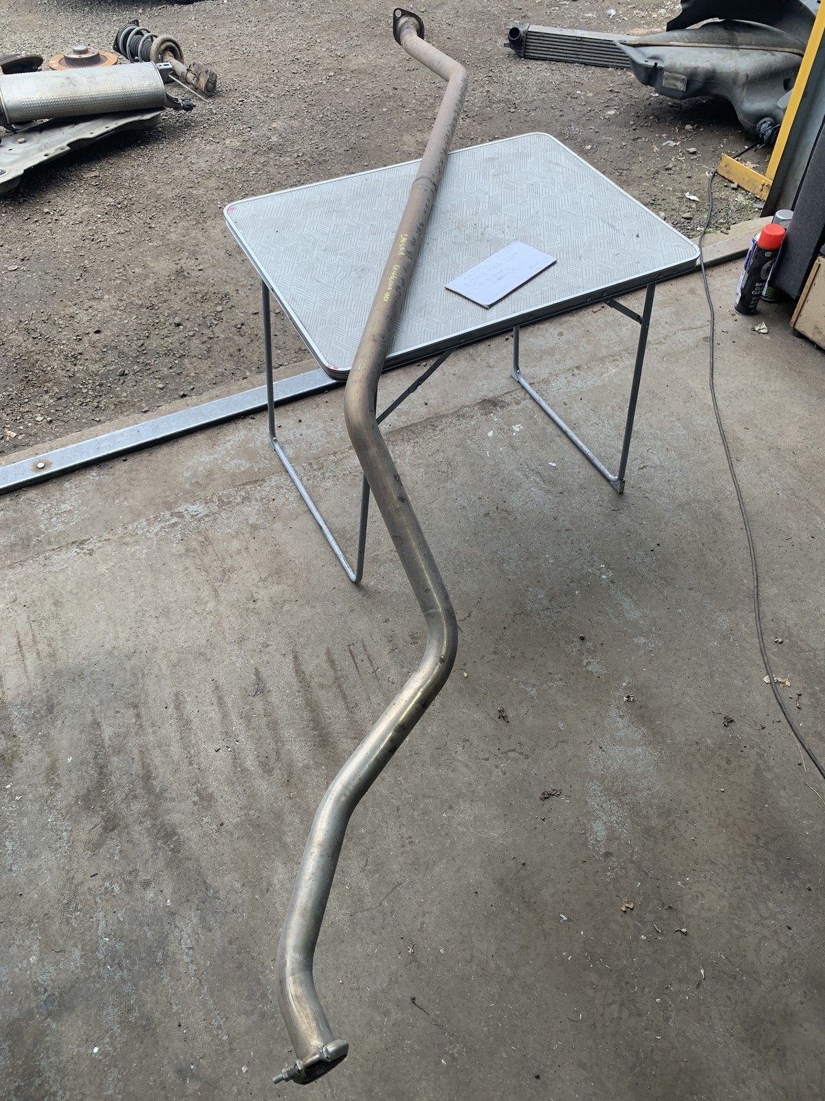 Renault Laguna Estate Mk3 2009 1.5 Diesel Exhaust Muffler Pipe