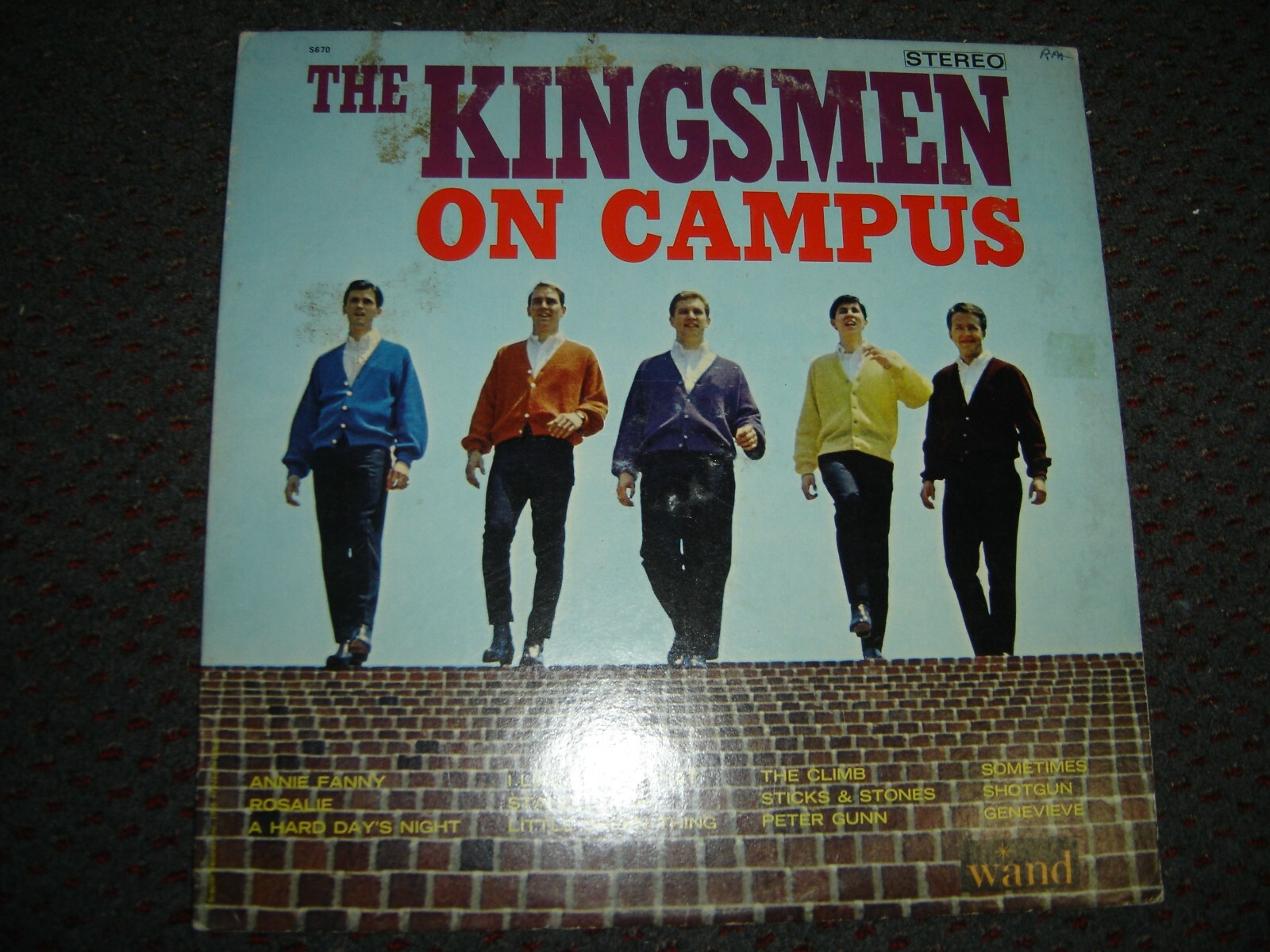 洋楽 THE KINGS MEN ON CAMPUS The Kingsmen – On Campus – Vinyl (LP, Album, Mono), 1965