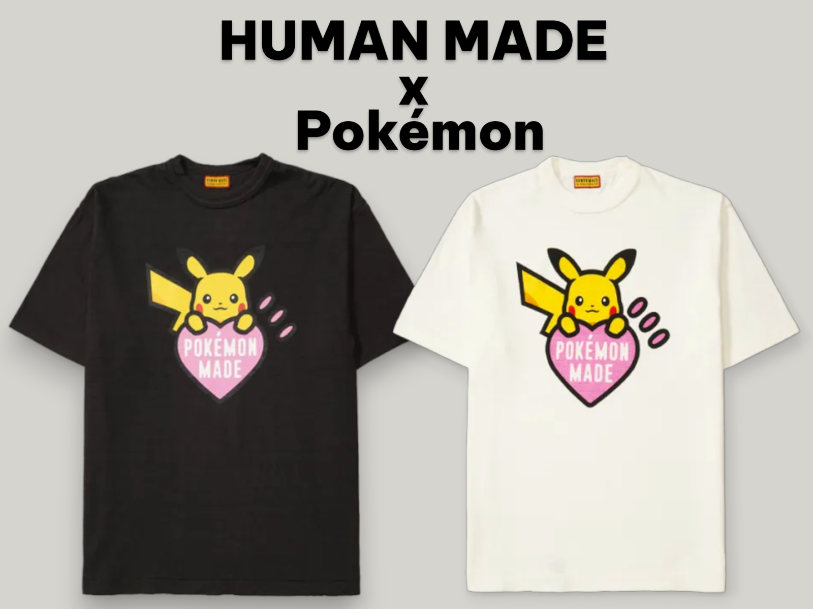 HUMAN MADE Pokemon Graphic T #2 黒 2XL | MAWATERCITY.QA