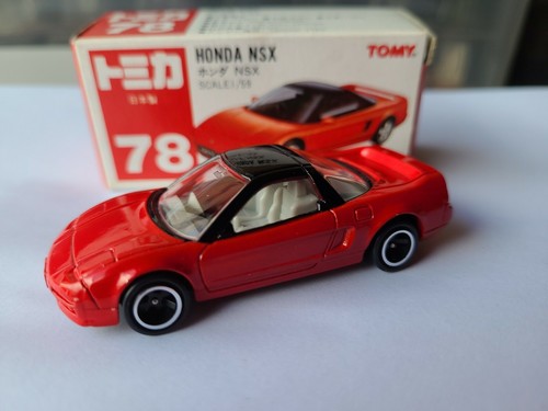 TOMICA 78 - HONDA NSX [RED] NEAR MINT VHTF BOX GREAT MADE IN