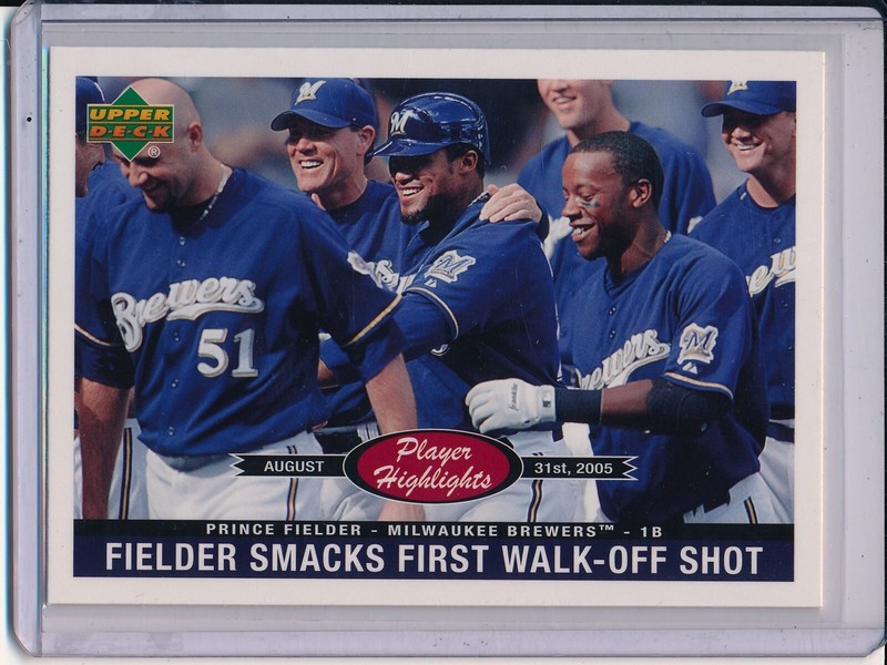 2006 Upper Deck Player Highlights PRINCE FIELDER Brewers #PH-29